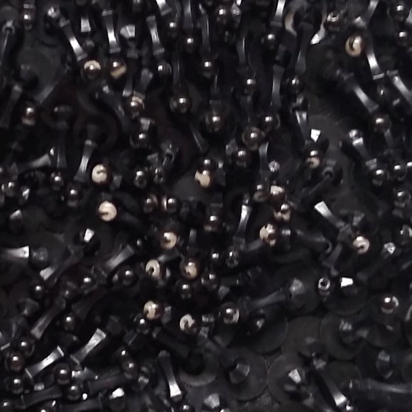 🎉HP🎉Vintage Bead & Sequin Black Wristlet Clutc… - Picture 9 of 9